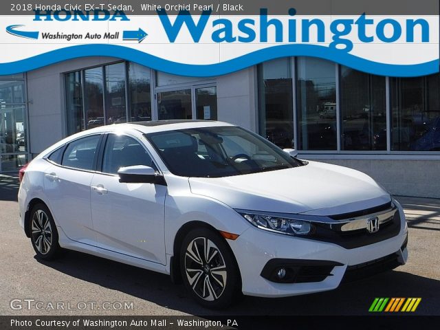 2018 Honda Civic EX-T Sedan in White Orchid Pearl