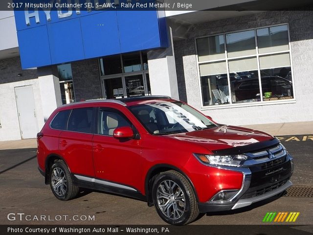 2017 Mitsubishi Outlander SEL S-AWC in Rally Red Metallic