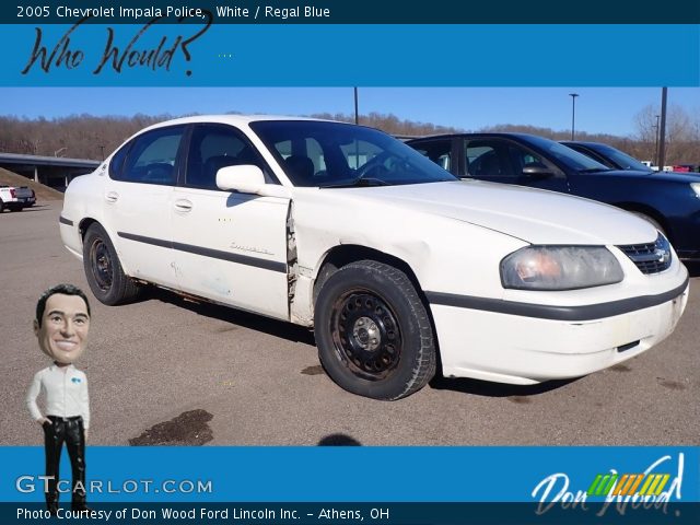 2005 Chevrolet Impala Police in White
