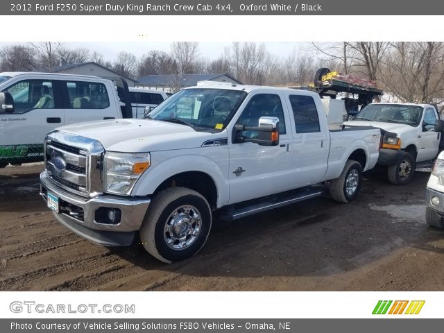 2012 Ford F250 Super Duty King Ranch Crew Cab 4x4 in Oxford White
