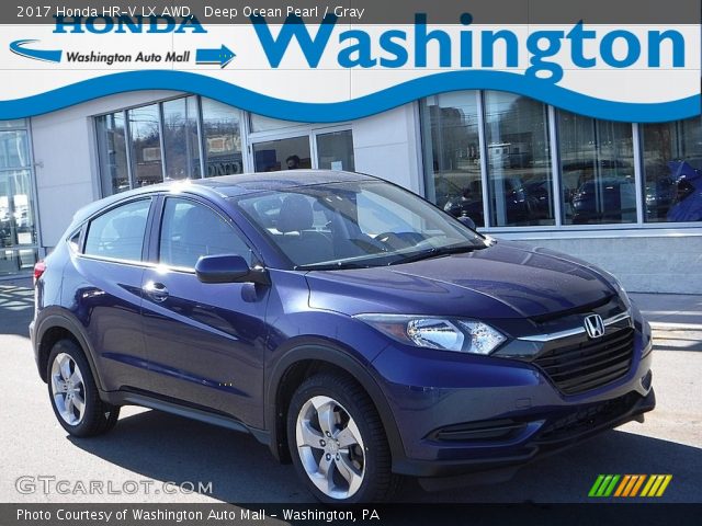 2017 Honda HR-V LX AWD in Deep Ocean Pearl