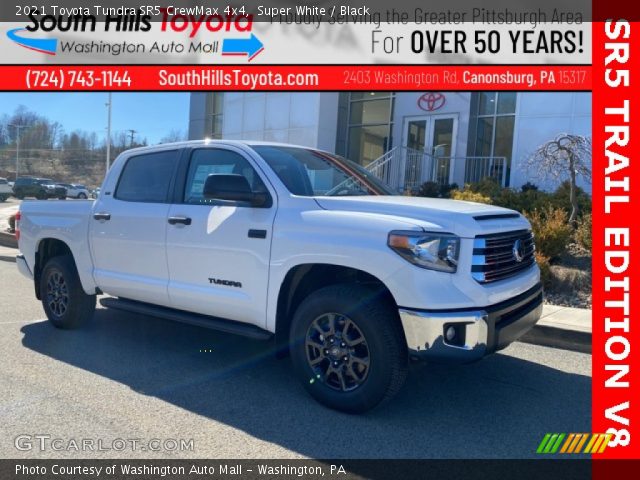 2021 Toyota Tundra SR5 CrewMax 4x4 in Super White