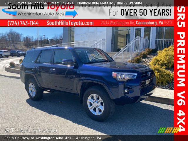 2021 Toyota 4Runner SR5 Premium 4x4 in Nautical Blue Metallic