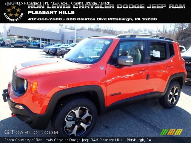 2021 Jeep Renegade Trailhawk 4x4 in Omaha Orange