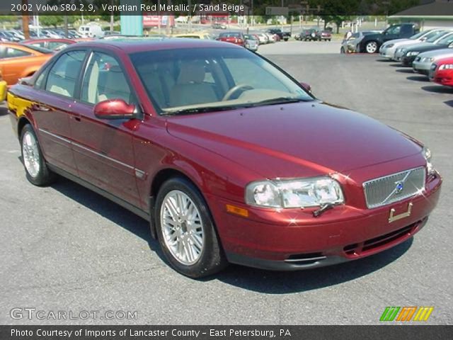 2002 Volvo S80 2.9 in Venetian Red Metallic