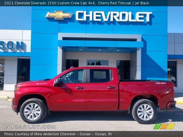 2021 Chevrolet Silverado 1500 Custom Crew Cab 4x4 in Cherry Red Tintcoat