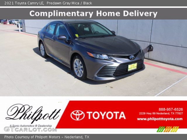 2021 Toyota Camry LE in Predawn Gray Mica