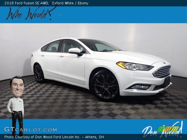 2018 Ford Fusion SE AWD in Oxford White