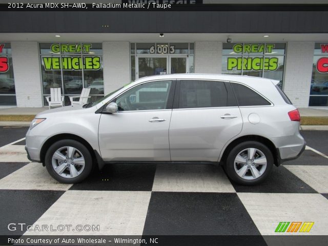 2012 Acura MDX SH-AWD in Palladium Metallic