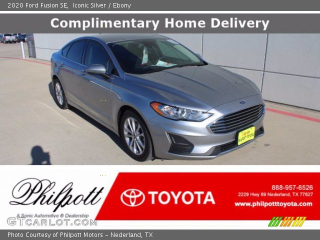2020 Ford Fusion SE in Iconic Silver
