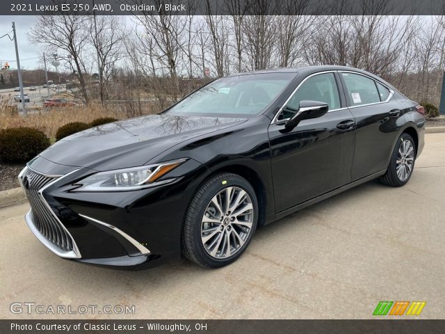 2021 Lexus ES 250 AWD in Obsidian