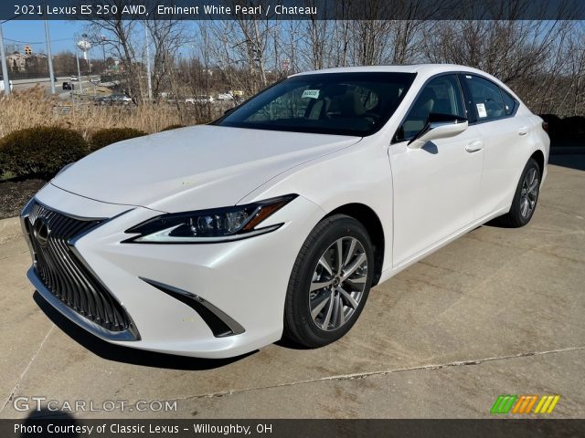 2021 Lexus ES 250 AWD in Eminent White Pearl
