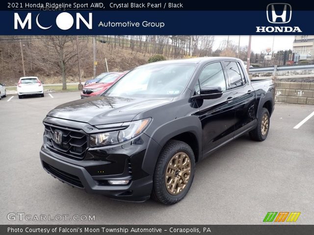 2021 Honda Ridgeline Sport AWD in Crystal Black Pearl