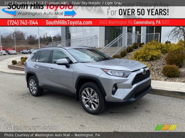 2021 Toyota RAV4 XLE Premium AWD in Silver Sky Metallic