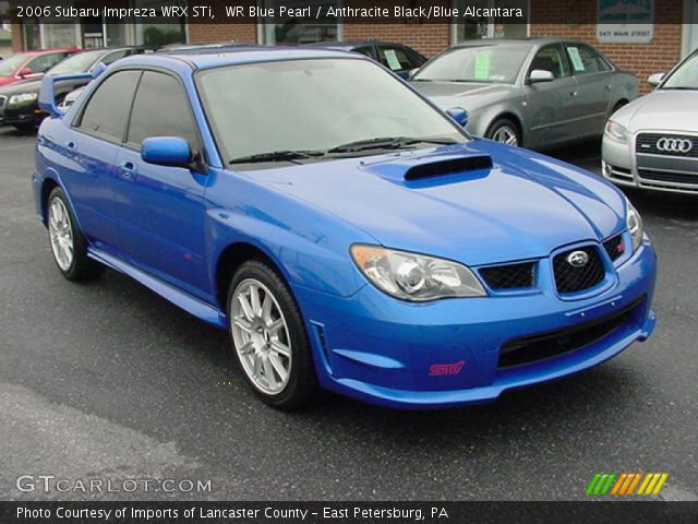 2006 Subaru Impreza WRX STi in WR Blue Pearl
