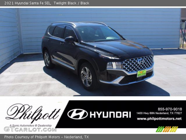 2021 Hyundai Santa Fe SEL in Twilight Black