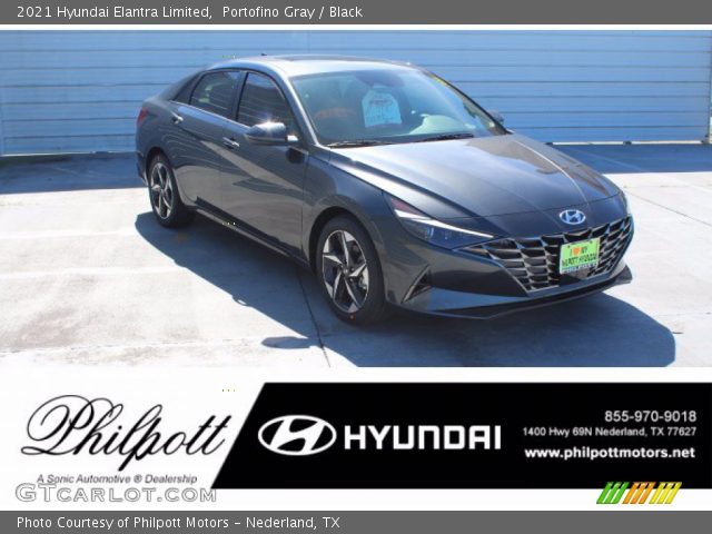 2021 Hyundai Elantra Limited in Portofino Gray