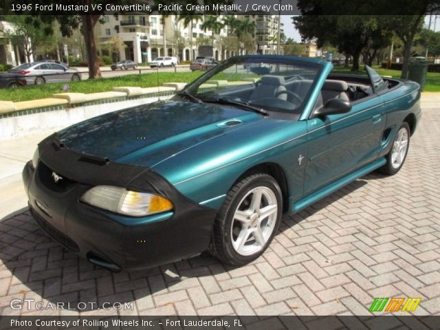 1996 Ford Mustang V6 Convertible in Pacific Green Metallic