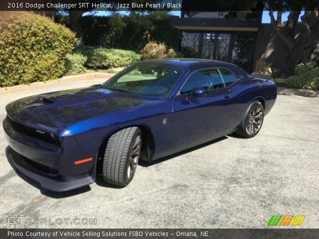 2016 Dodge Challenger SRT Hellcat in Jazz Blue Pearl