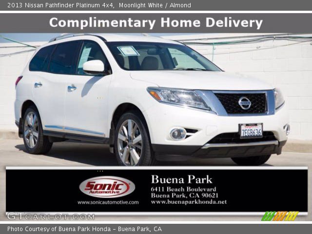 2013 Nissan Pathfinder Platinum 4x4 in Moonlight White