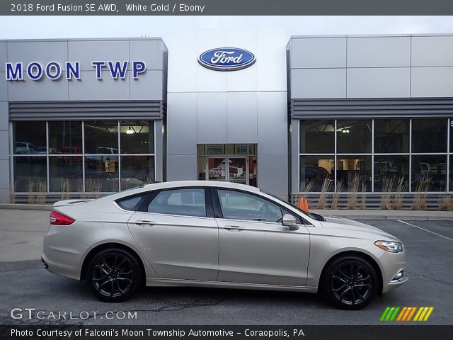 2018 Ford Fusion SE AWD in White Gold