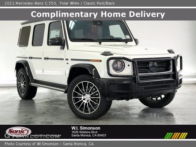 2021 Mercedes-Benz G 550 in Polar White
