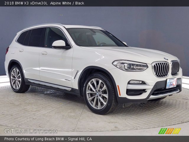 2018 BMW X3 xDrive30i in Alpine White