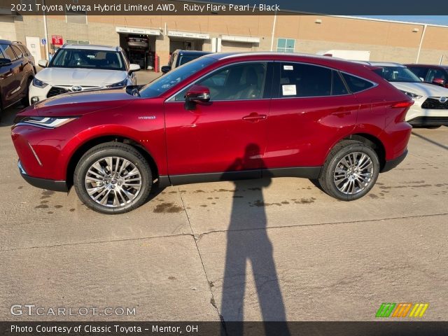2021 Toyota Venza Hybrid Limited AWD in Ruby Flare Pearl