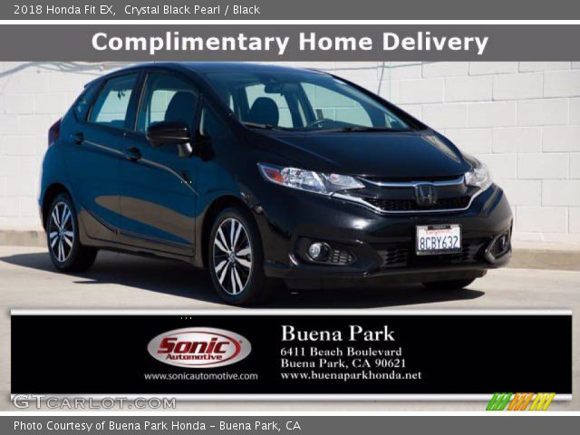 2018 Honda Fit EX in Crystal Black Pearl