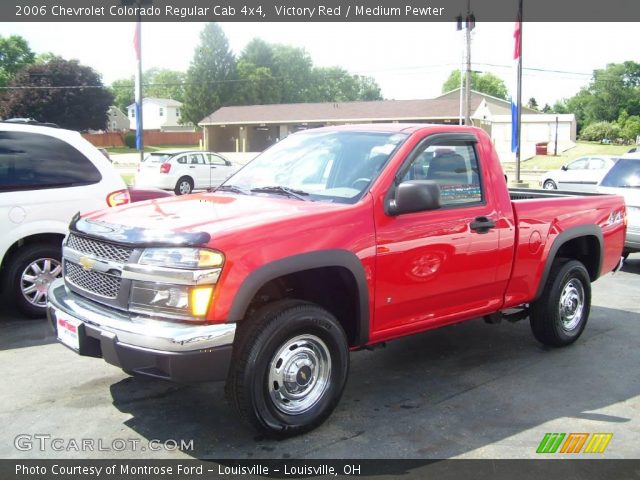2006 Chevrolet Colorado Regular Cab 4x4 in Victory Red