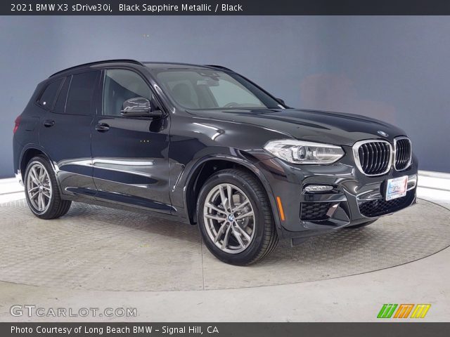 2021 BMW X3 sDrive30i in Black Sapphire Metallic
