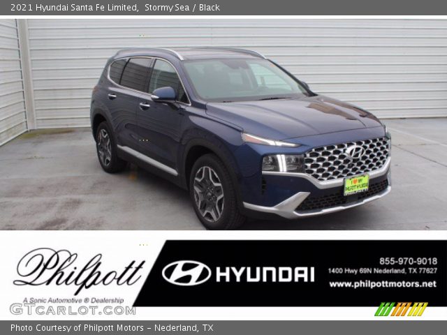 2021 Hyundai Santa Fe Limited in Stormy Sea