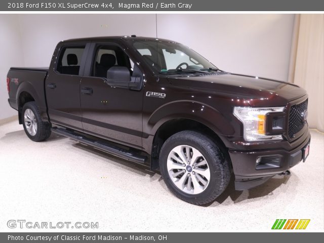 2018 Ford F150 XL SuperCrew 4x4 in Magma Red