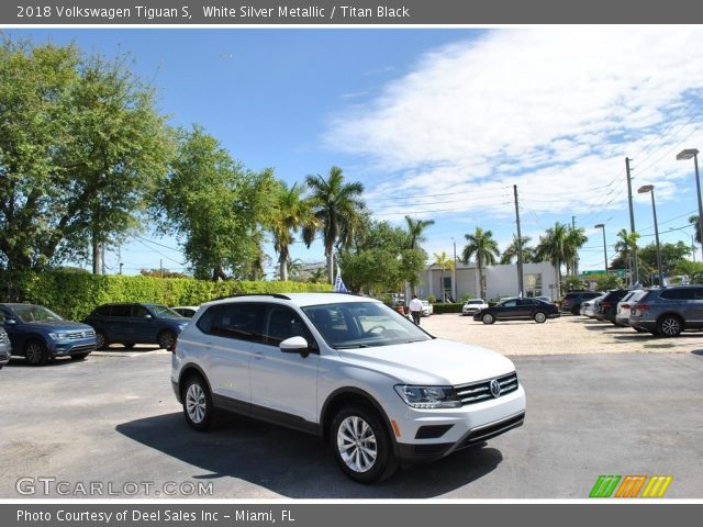 2018 Volkswagen Tiguan S in White Silver Metallic