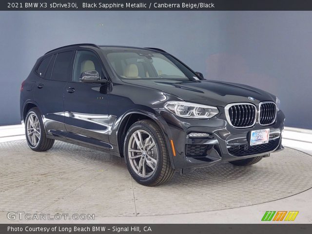 2021 BMW X3 sDrive30i in Black Sapphire Metallic