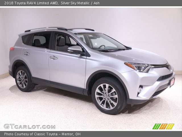 2018 Toyota RAV4 Limited AWD in Silver Sky Metallic