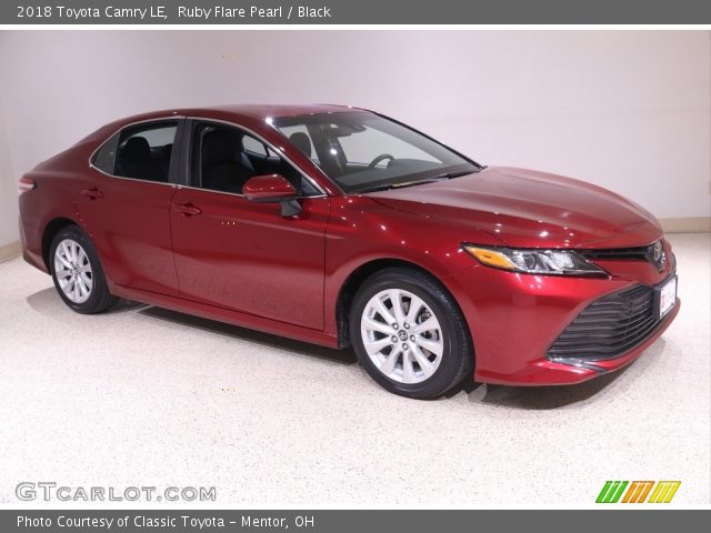 2018 Toyota Camry LE in Ruby Flare Pearl