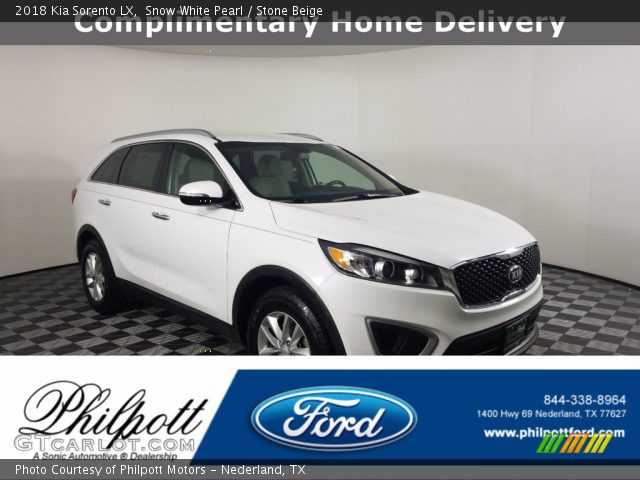 2018 Kia Sorento LX in Snow White Pearl