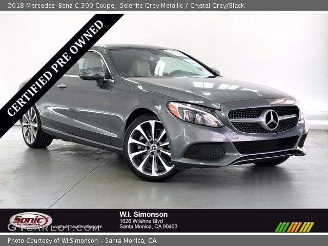 2018 Mercedes-Benz C 300 Coupe in Selenite Grey Metallic