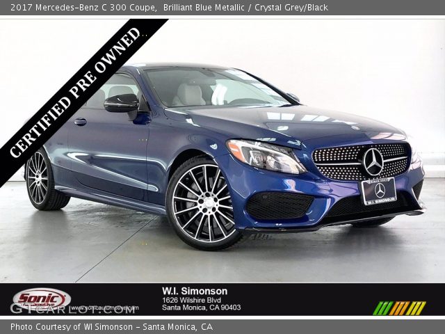 2017 Mercedes-Benz C 300 Coupe in Brilliant Blue Metallic