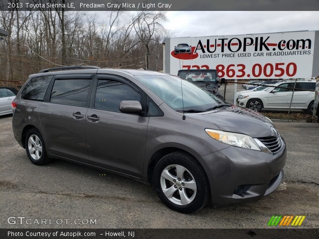 2013 Toyota Sienna LE in Predawn Gray Mica