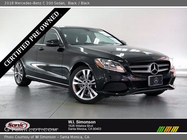 2018 Mercedes-Benz C 300 Sedan in Black