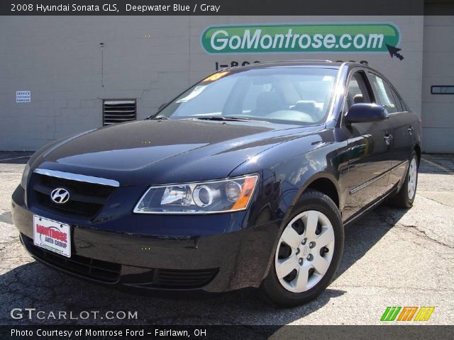 2008 Hyundai Sonata GLS in Deepwater Blue