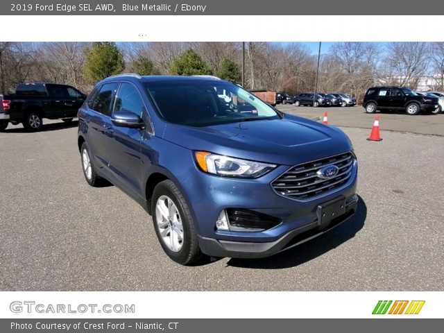 2019 Ford Edge SEL AWD in Blue Metallic
