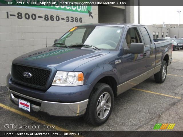 2006 Ford F150 XLT SuperCab in Medium Wedgewood Blue Metallic