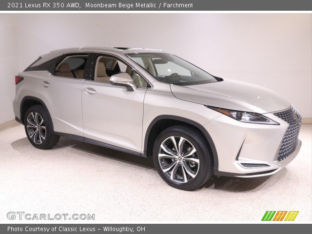 2021 Lexus RX 350 AWD in Moonbeam Beige Metallic