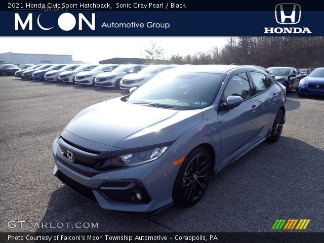 2021 Honda Civic Sport Hatchback in Sonic Gray Pearl