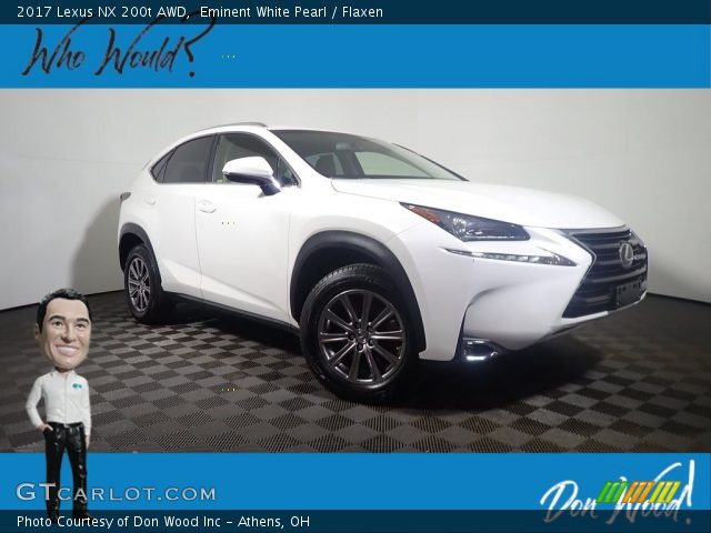 2017 Lexus NX 200t AWD in Eminent White Pearl