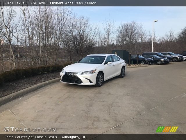 2021 Lexus ES 250 AWD in Eminent White Pearl