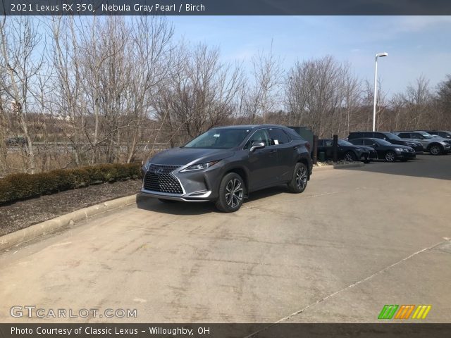 2021 Lexus RX 350 in Nebula Gray Pearl